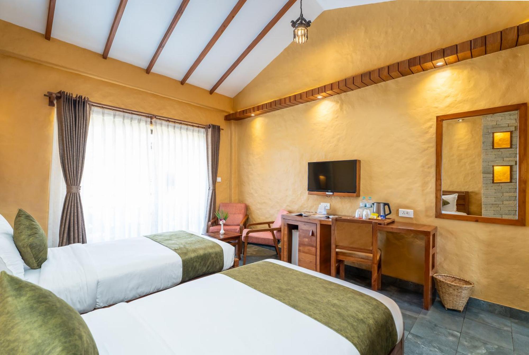 Bar Peepal Resort Pokhara Esterno foto Deluxe Room