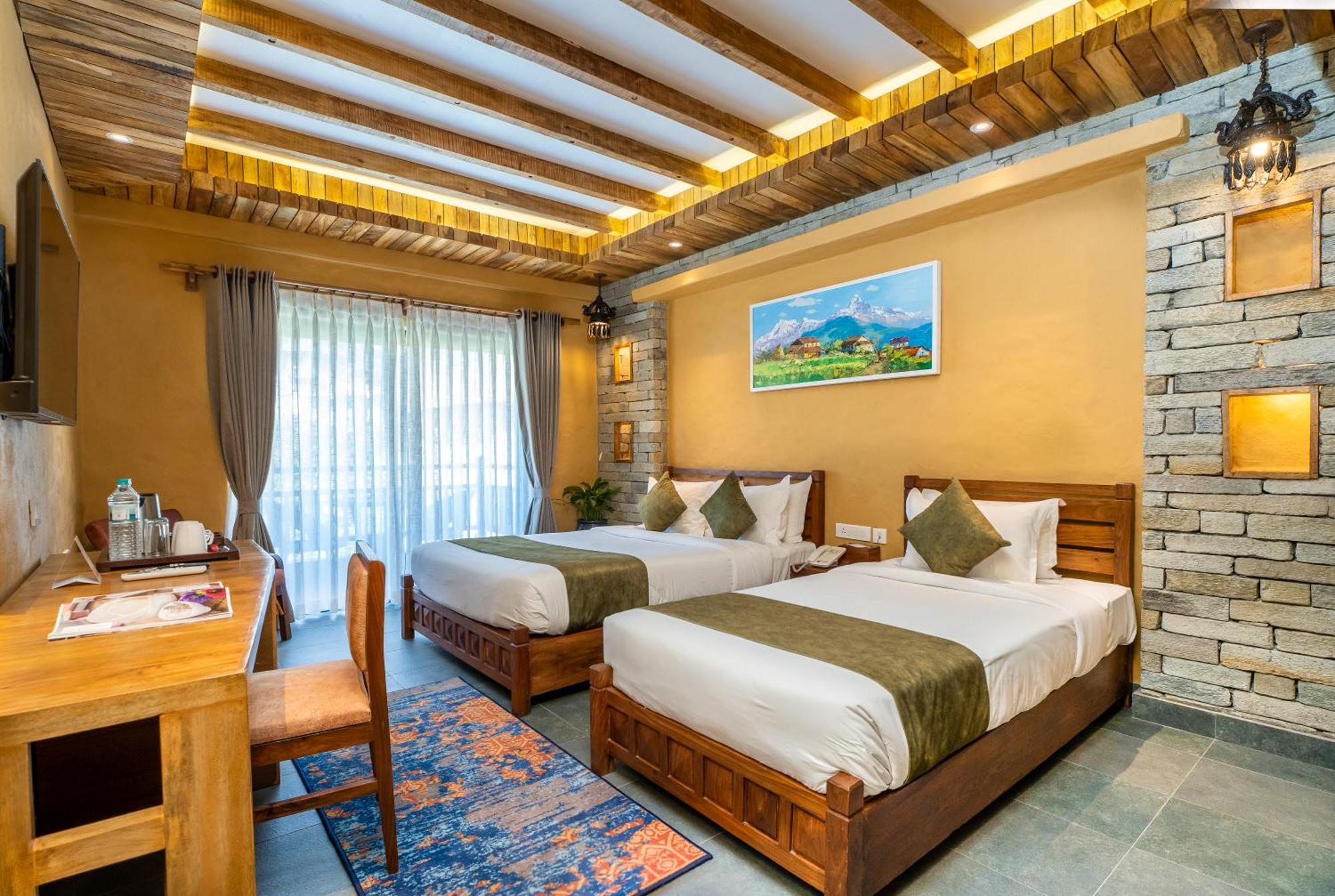 Bar Peepal Resort Pokhara Esterno foto Deluxe Room